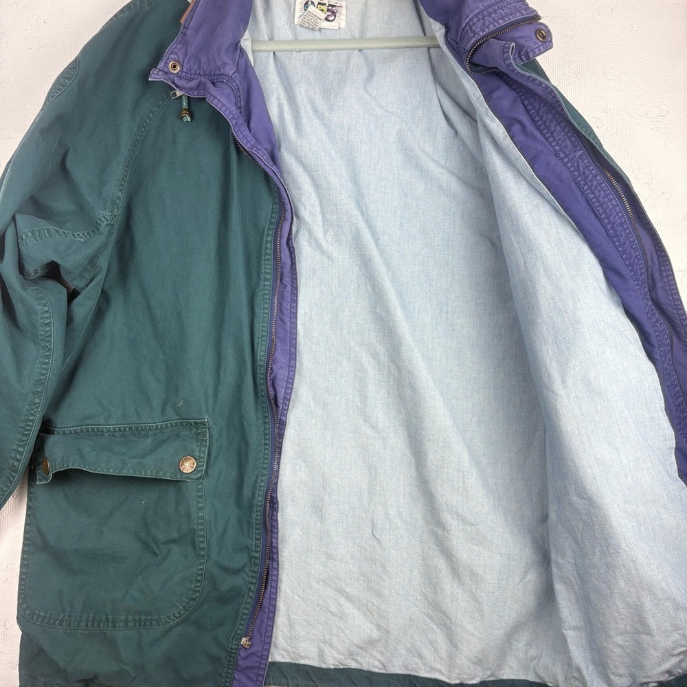 Vintage Class 955 Green and Blue Military Field / Bomber Jacket Small - Picture 9 of 14